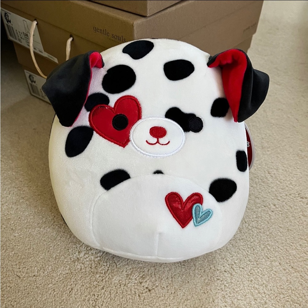 Dustin the Dalmatian Valentine’s Day 2022 Squishmallow 8” BNWT